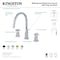 Kingston Brass KS8921DX 8" Widespread Bathroom Faucet, Polished Chrome KS8921DX - alternate 3